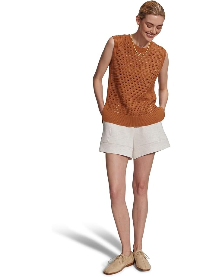 

Майка Varley Darin Longline Knit Tank, цвет Almond