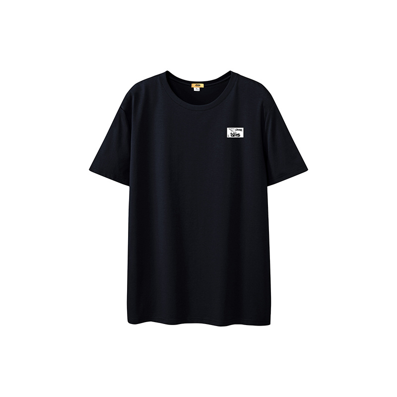 

Футболка Unisex Crew Neck Moderate Straight Fit Jeep, черный