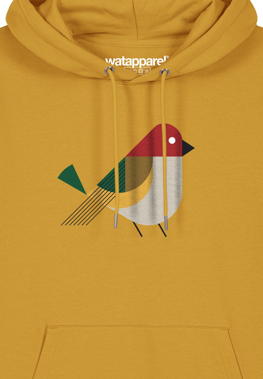 

Толстовка с капюшоном VOGEL watapparel, горчично-желтый