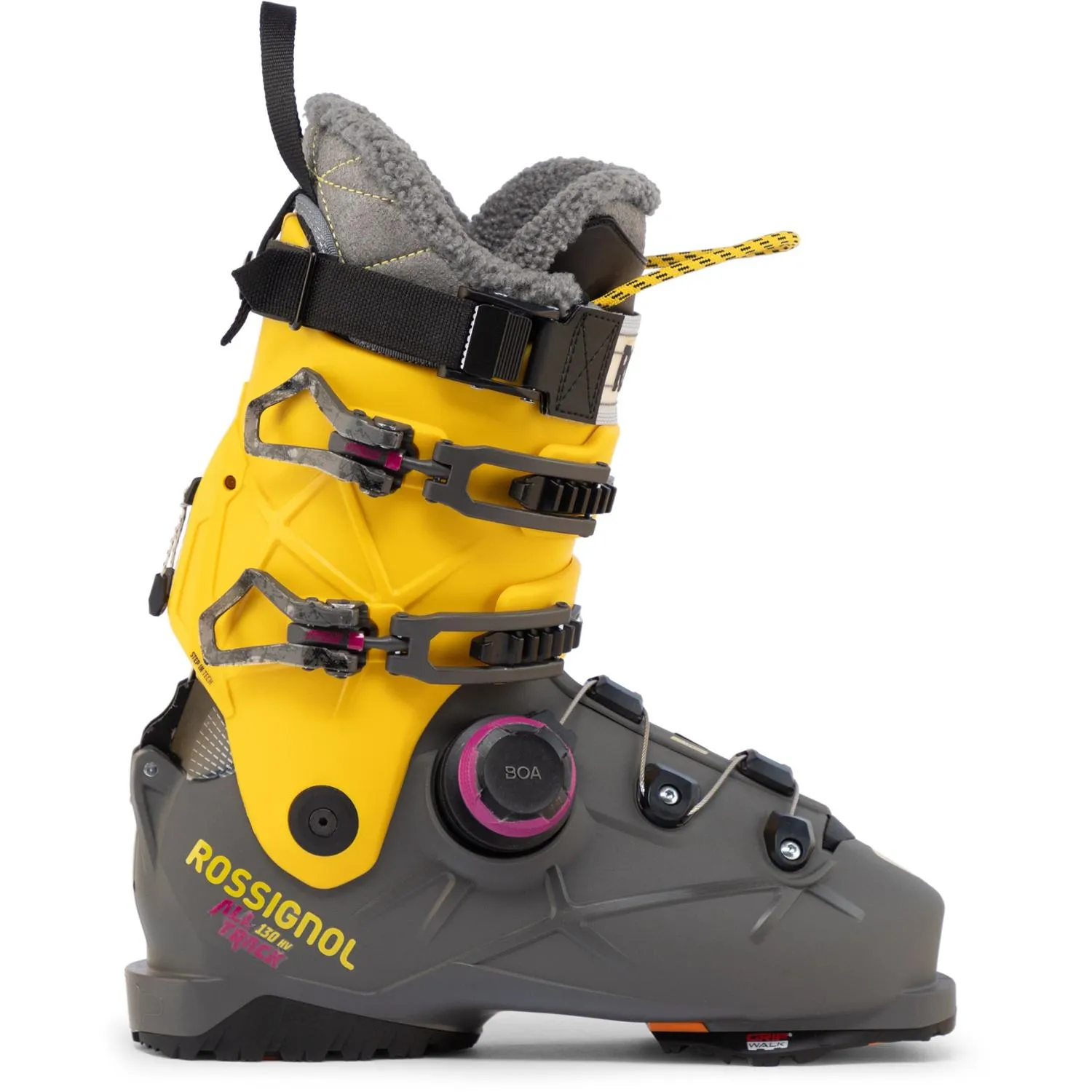 

Alltrack 130 HV BOA GW Мужские горнолыжные ботинки Rossignol, Steel Grey/Yellow