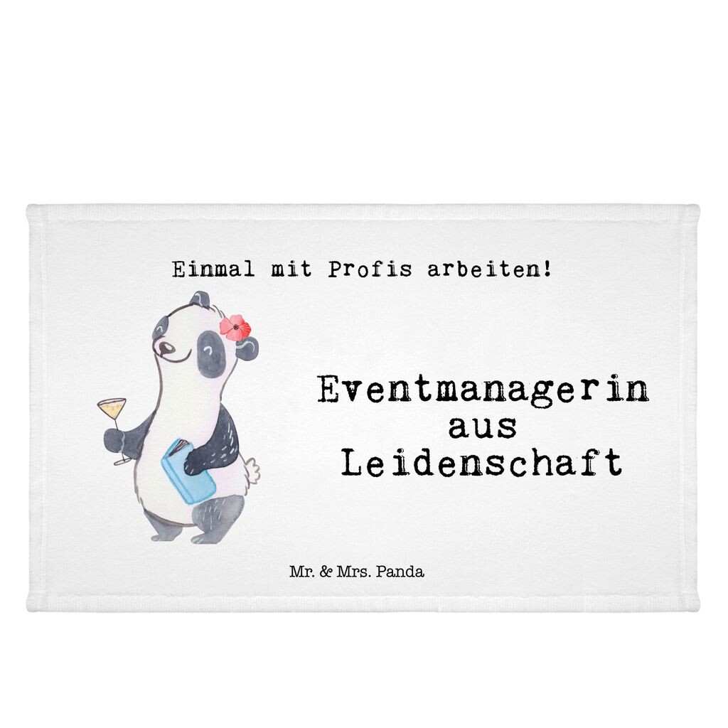 

Полотенце для гостей Mr. & Mrs. Panda Event Manager Passion - Белый - Подарок, Коллега, Детское полотенце, Дорожное полотенце, Работа, Коллега, Спасибо, Клуб, Организатор