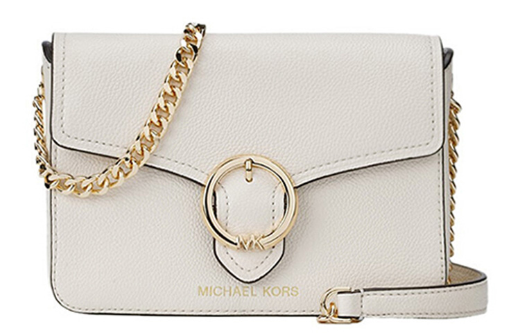 

MICHAEL KORS Ванда Кожаная Сумка Через Плечо Маленький Размер Женская Чисто Белая