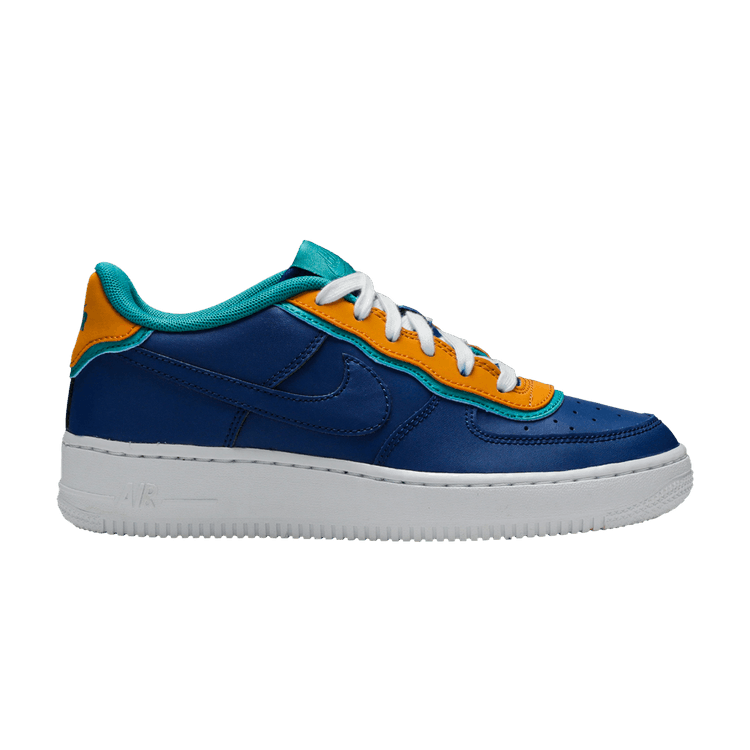 

Кроссовки Nike Air Force 1 Low LV8 GS 'Double Layered - Indigo Force', синий