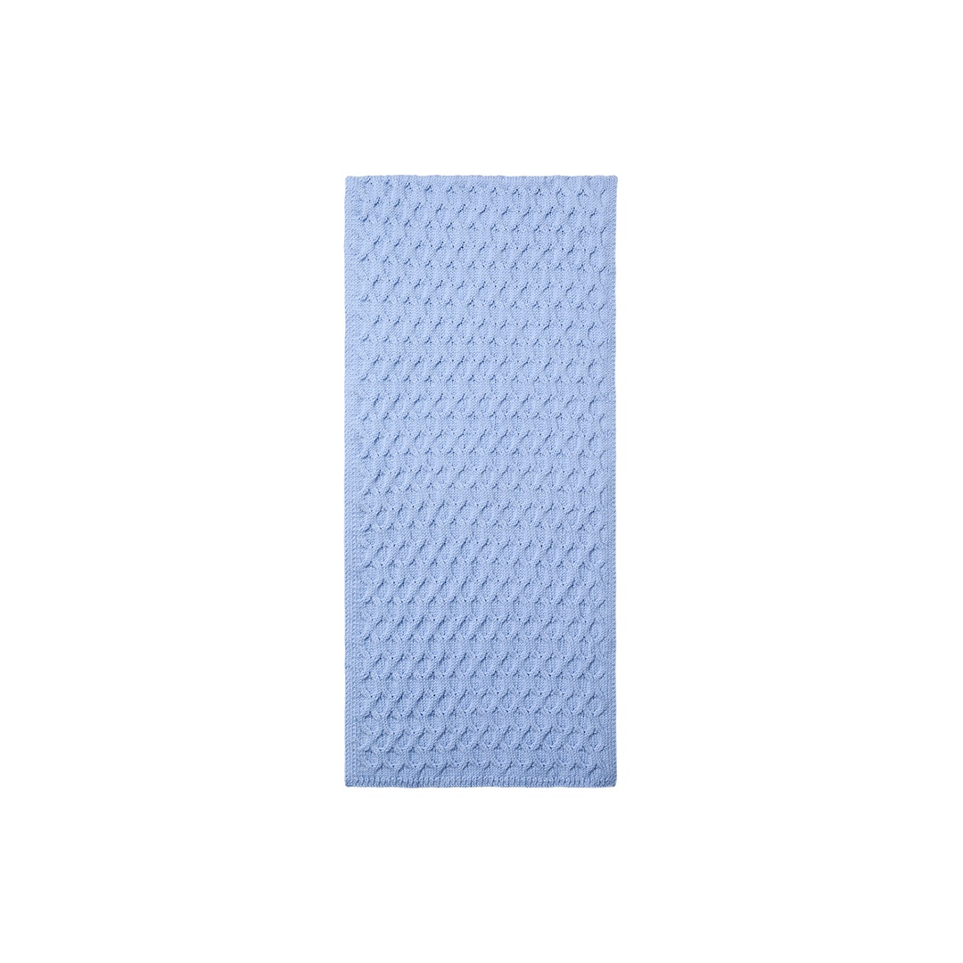 

Calvin Klein Шерстяной вязаный шарф Belair Blue, CBE-Belair Blue