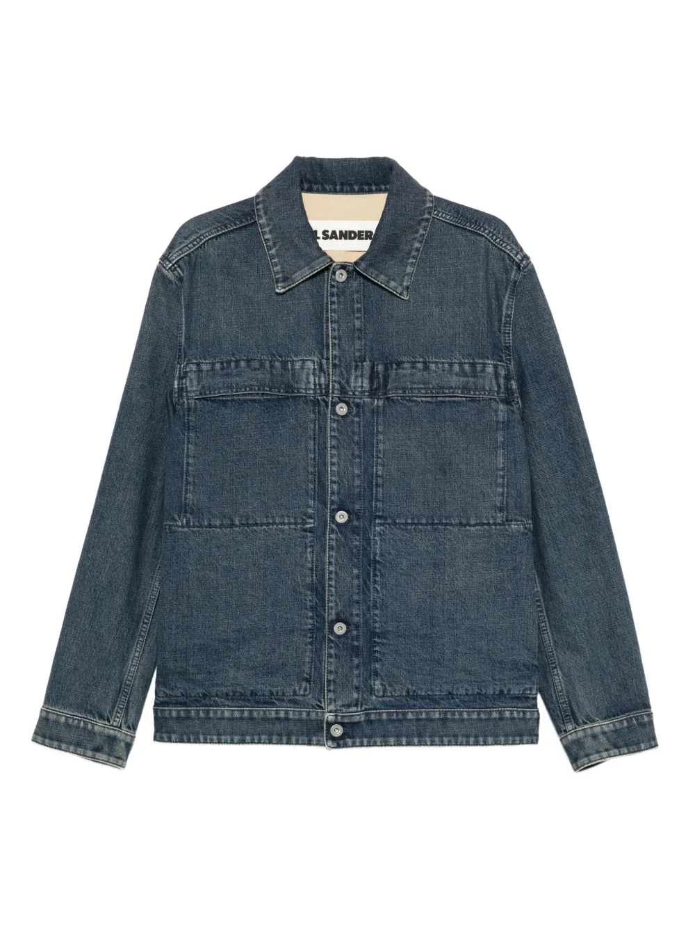 

Джинсовая куртка с карманом на пуговице Jil Sander, синий