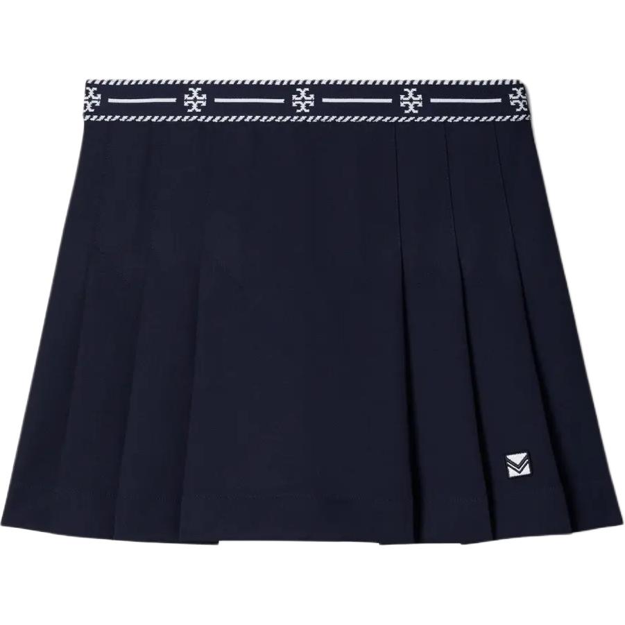 

Повседневная короткая юбка для женщин Tory Burch, темный marine синий