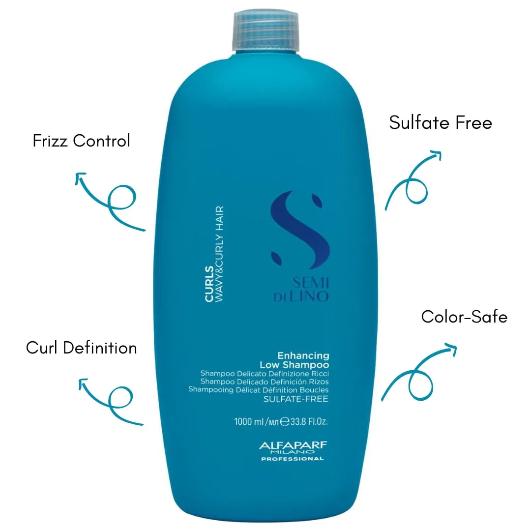 Шампунь для вьющихся волос «Semi di Lino Curls Enhancing Low» от Alfaparf Milano Alfaparf Milano — фото 3