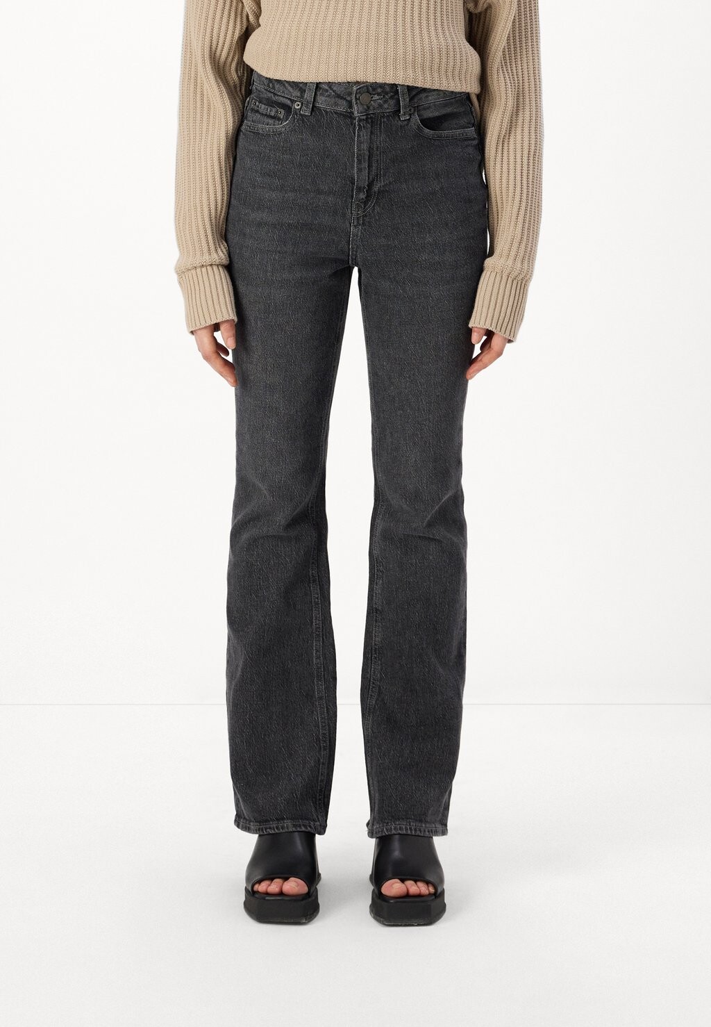 Джинсы с небольшим расклешенным низом JXTURIN BOOTCUT JJXX, цвет Grey Denim — фото 3