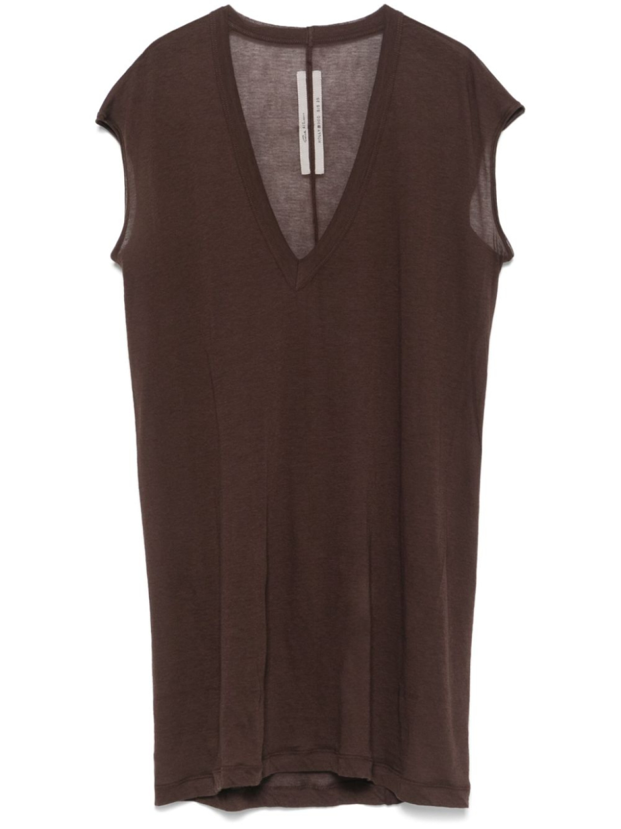 

Rick Owens топ из органического хлопка, коричневый