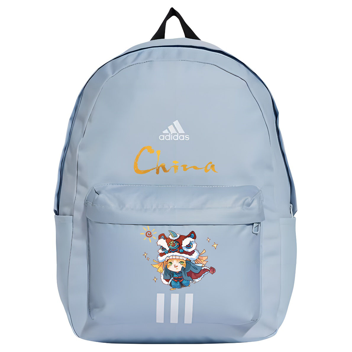 

Adidas Тканевый рюкзак Кролик унисекс светло-голубой, Lion Dance Kitten