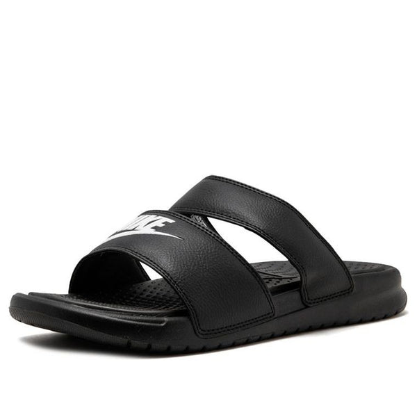 Тапочки benassi duo ultra slide 'black' Nike, черный — фото 3