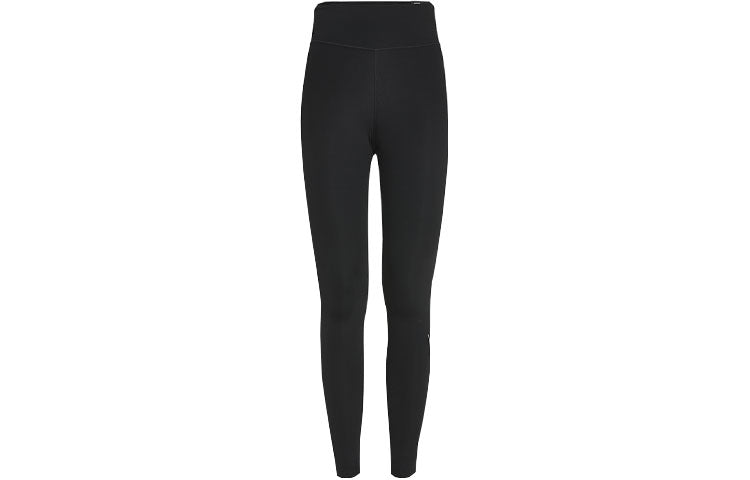 Брюки (WMNS) Nike Swoosh Run Logo Fitness Pants Black — фото 2
