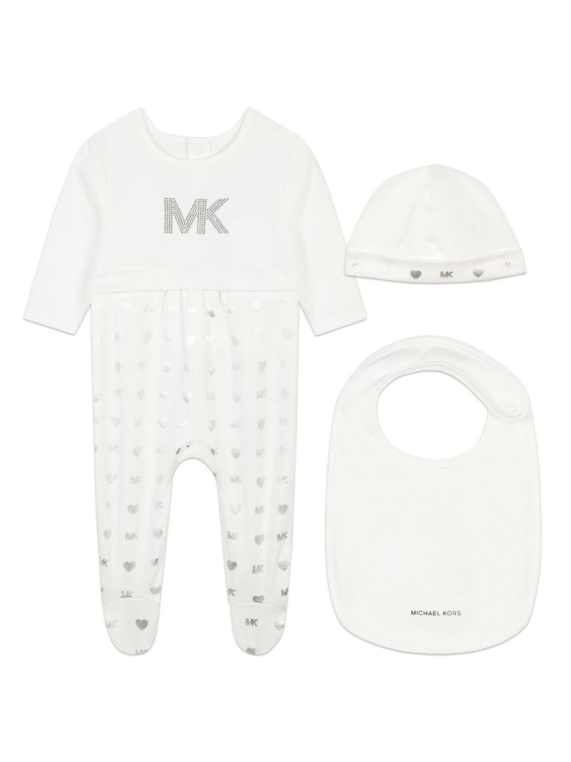 

Michael Kors Kids комплект для новорожденного с логотипом, белый