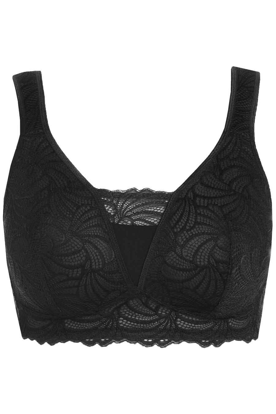 

Бюстгальтер Ulla Popken Bralette Bra, черный