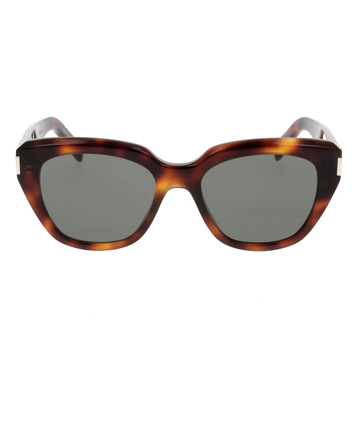 

Круглые солнцезащитные очки диаметром 52 мм Saint Laurent, коричневый