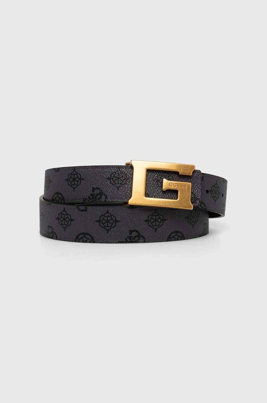 

Ремень Guess двусторонний KUBA, черный