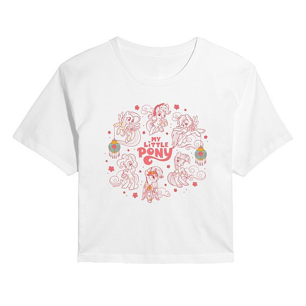 

Футболка с коротким рукавом для подростков в стиле лунного нового года My Little Pony