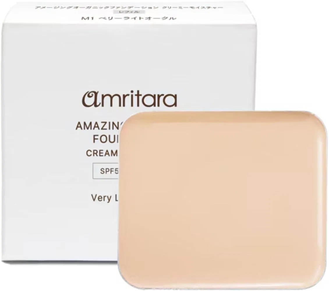 Тональный крем Amritara Organic Creamy Moisture Refill M1 Very Light Ochre SPF50+ PA+++