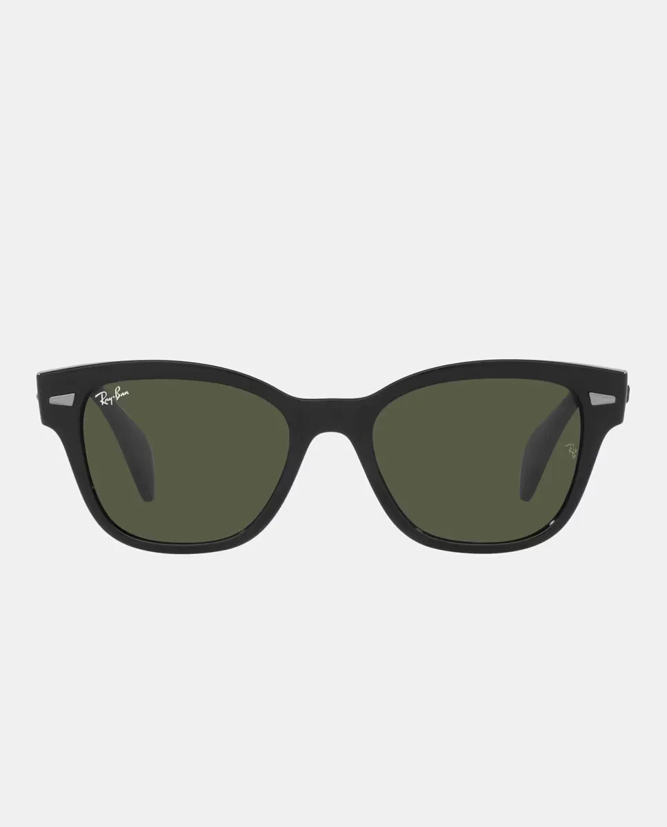 

Черные квадратные солнцезащитные очки унисекс Ray-Ban, черный
