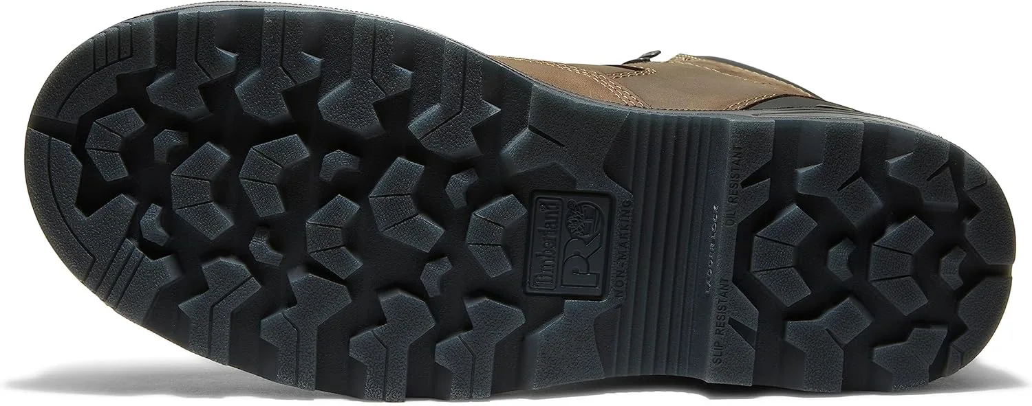 

Мужские промышленные рабочие ботинки Timberland PRO Magnitude с композитным носком, водонепроницаемые, высота 6 дюймов, мокко