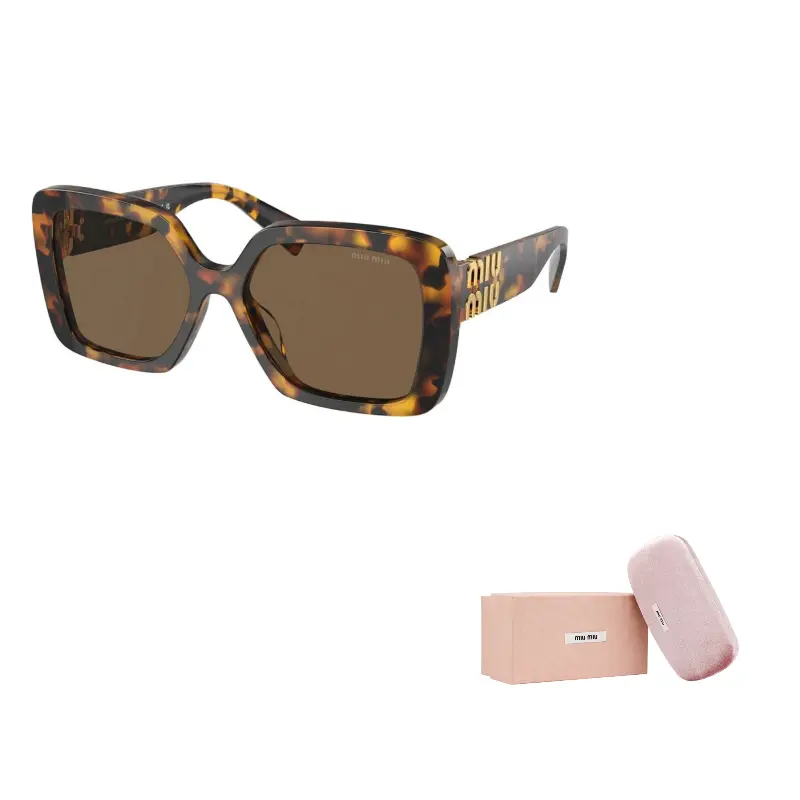 

MIU MIU Солнцезащитные очки квадратной формы, Brown
