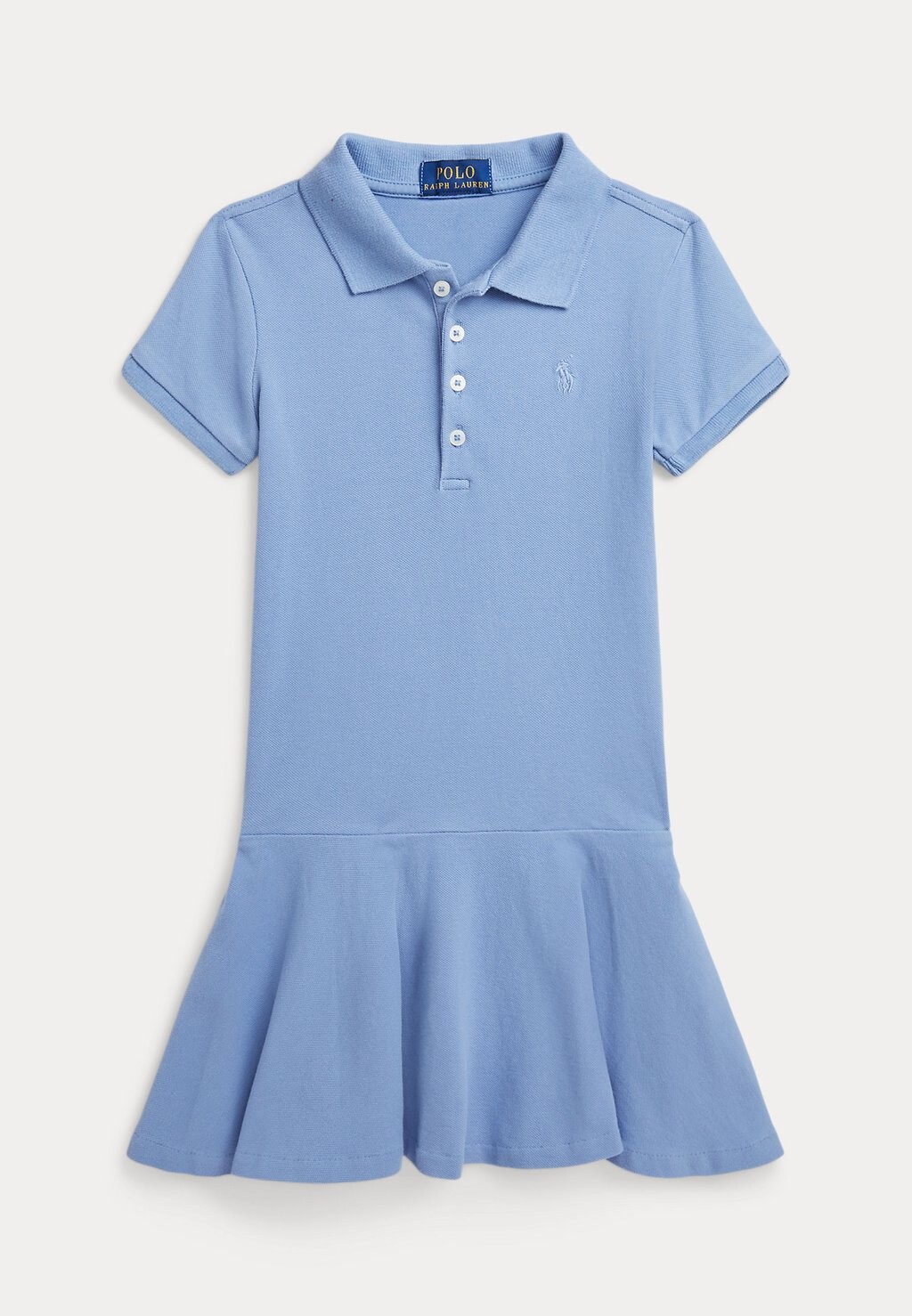 

Повседневное платье STRETCH MESH POLO DRESS Ralph Lauren, светло-голубой