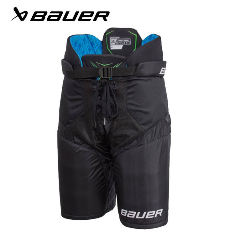 

He Jiagong Защитные шорты для хоккея S21 X, детская и юношеская экипировка, ударопрочные, черные, размер XL/[Взрослый] SR