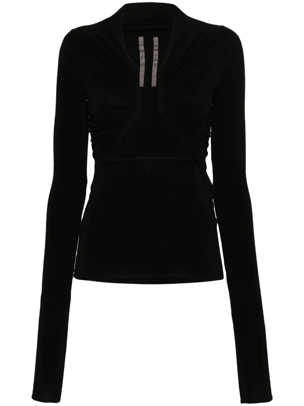 

Топ Prong с вырезами Rick Owens, черный