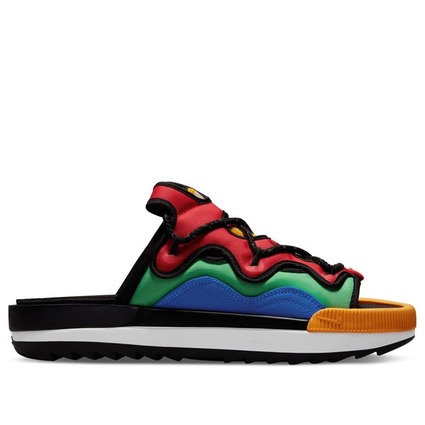Тапочки uno x offline 2.0 premium slip-on 'multi-color' Nike, красный — фото 2