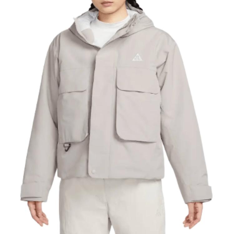 

Nike Куртка ACG Skull Peak PRIMALOFT женская университетский серый футбольный серый горный белый, University Gray/Soccer Gray/Mountain White
