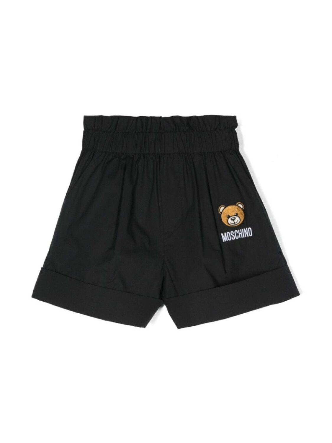 

Moschino Kids шорты Teddy Bear, черный