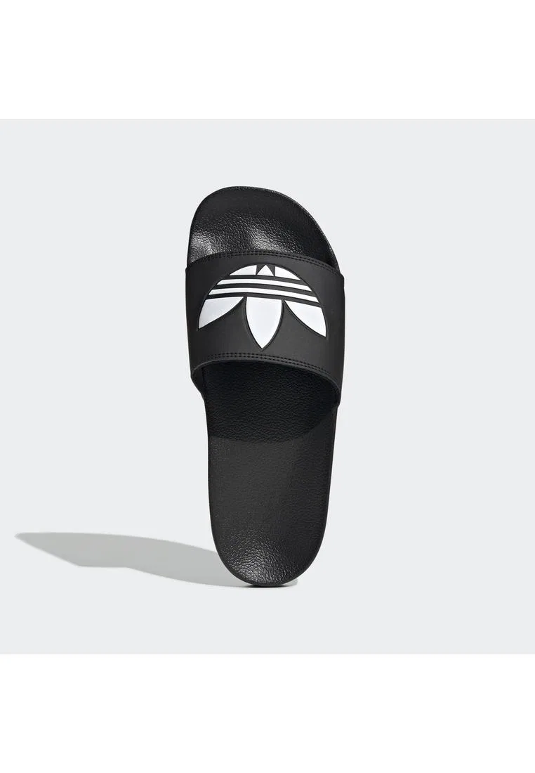 Шлепанцы спортивные, легкие, Adilette Lite, Adidas, белый/черный — фото 2