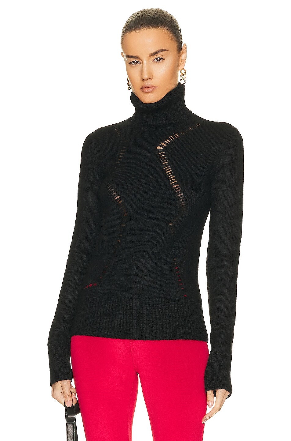 

Свитер Saint Laurent Turtleneck, нуар