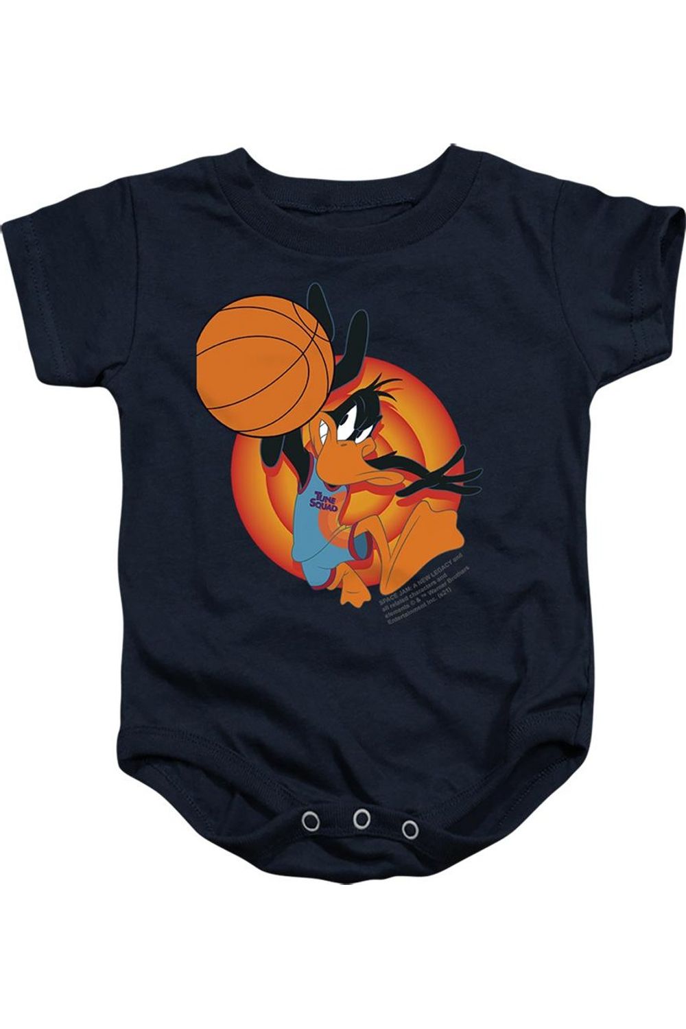 

Детский комбинезончик "Космический джем 2" с Даффи Слэмом Gildan, темно-синий