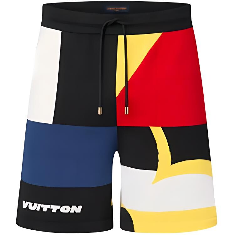 

Джинсовые шорты мужские многоцветные Louis Vuitton, цвет Multicolor