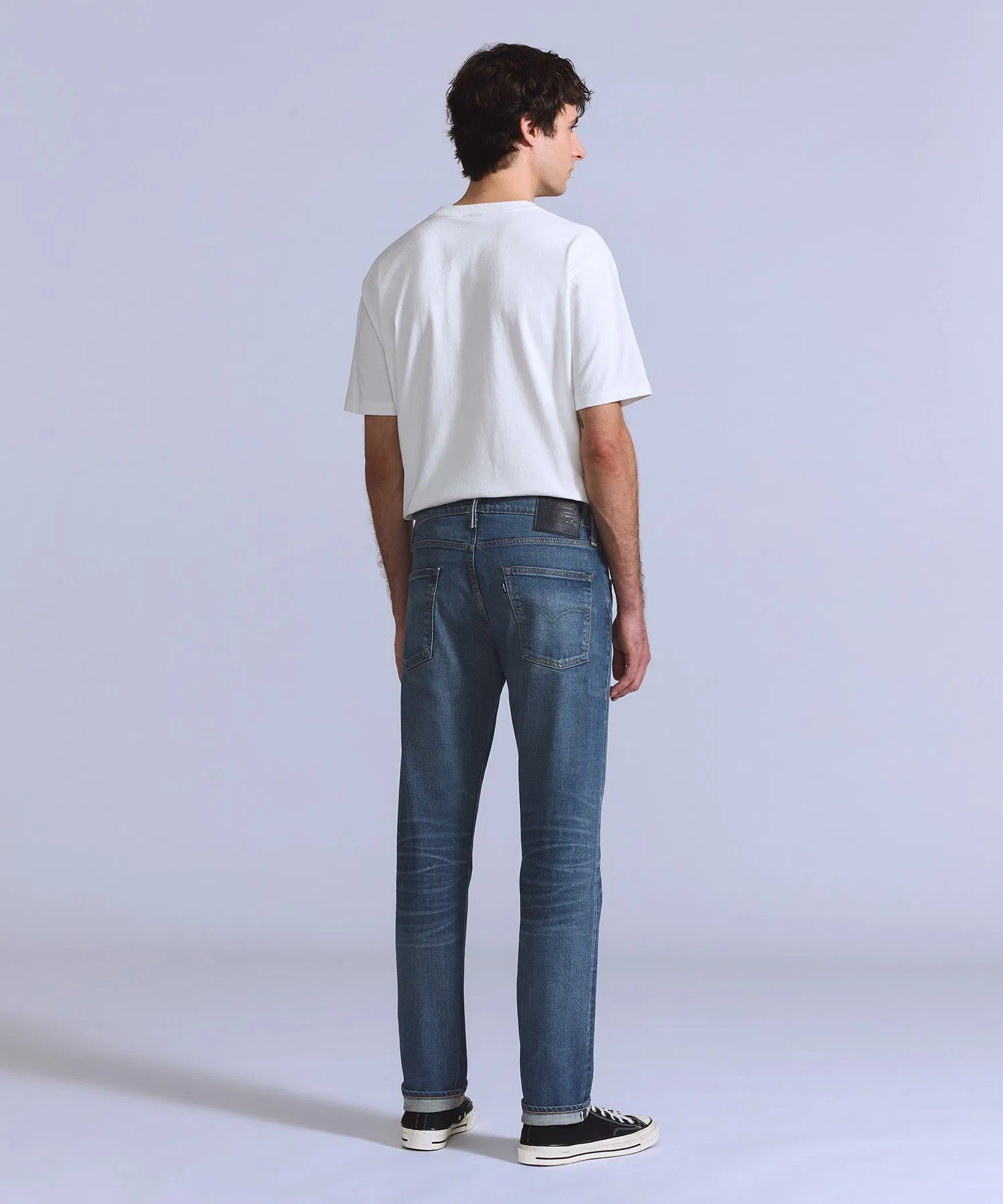 Джинсы Levi's 502™ зауженные, цвет «средний индиго», RIGAN, сделано в Японии. — фото 4