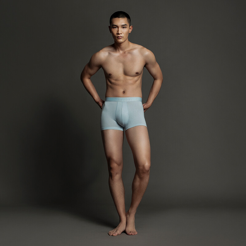 Комплект трусов Calvin Klein, 3 предмета, светло-серый/темно-синий/светло-синий — фото 2