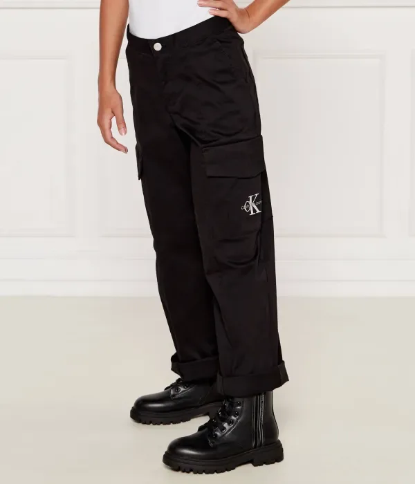 Брюки-Карго loose fit Calvin Klein Jeans, черный