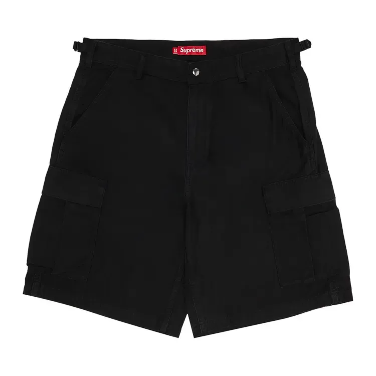 Шорты-карго Supreme, черные