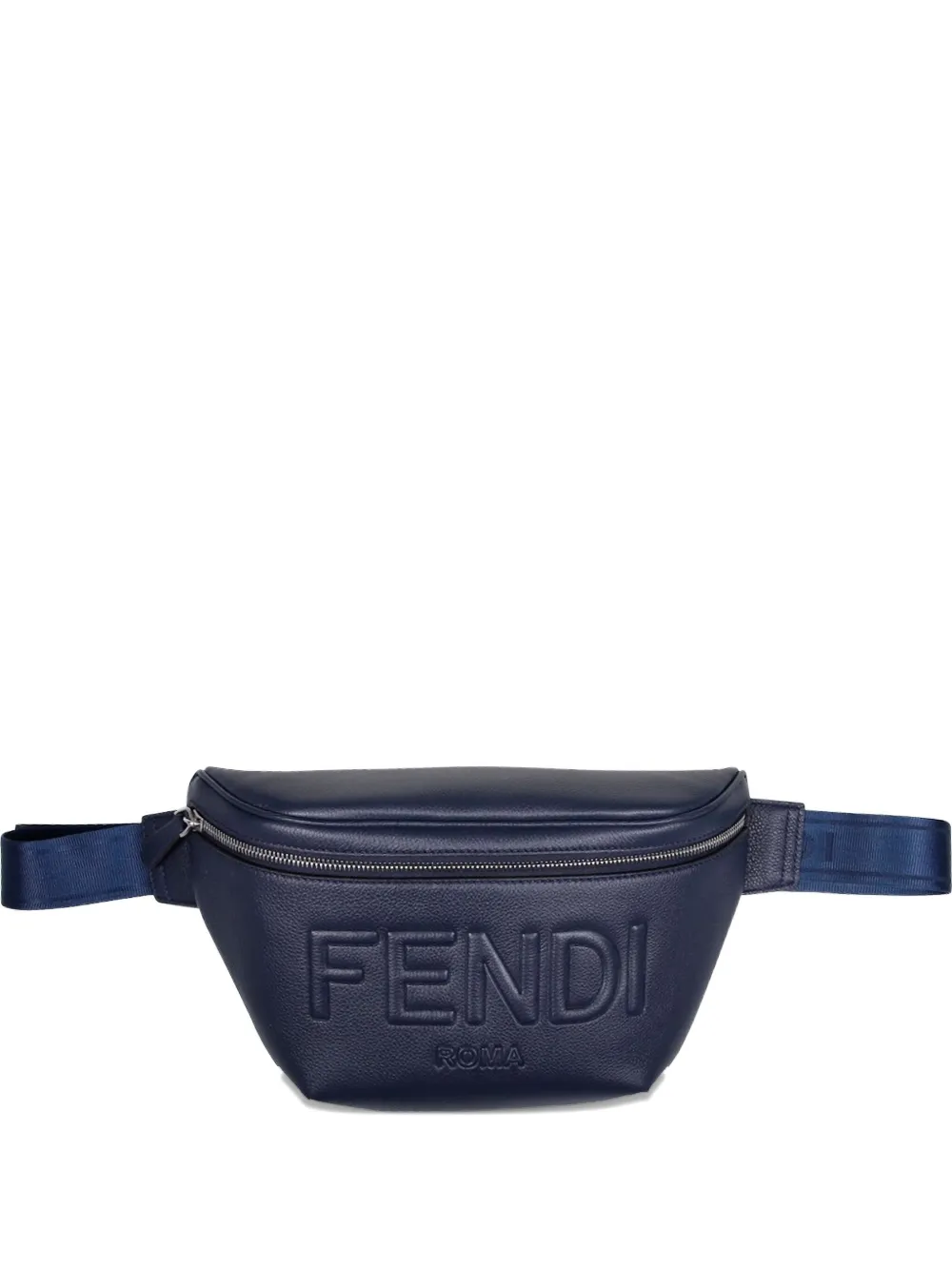 

Поясная сумка с тисненым логотипом FENDI, синий
