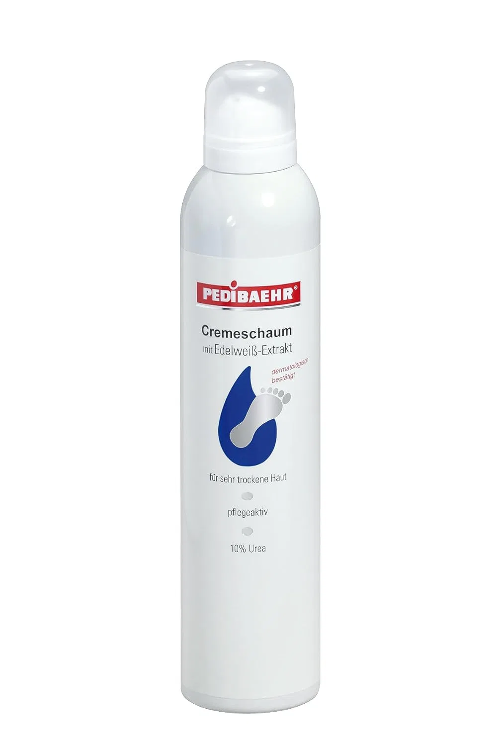 Крем-пена PEDIBAEHR с экстрактом эдельвейса и 10% мочевины, 300 мл ‎Pedibaehr