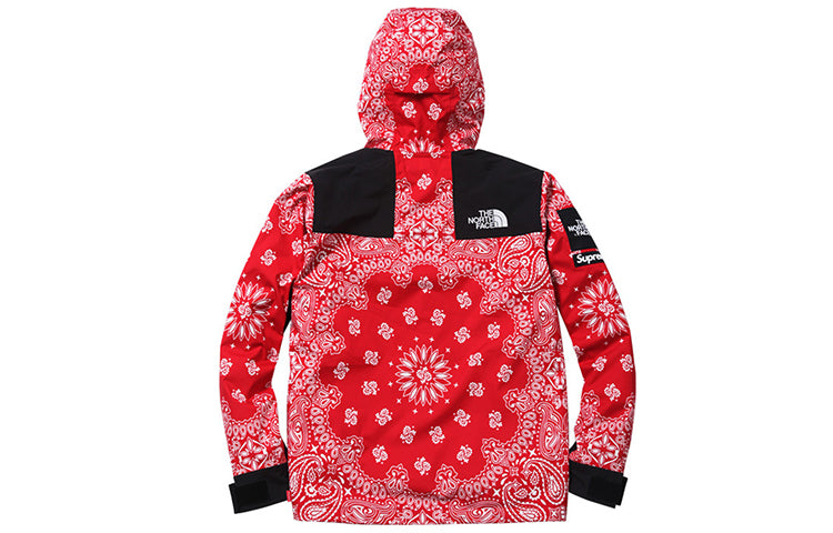 Куртка Supreme x The North Face Bandana Mountain Jacket Red SUP-FW14-637, красный — фото 2