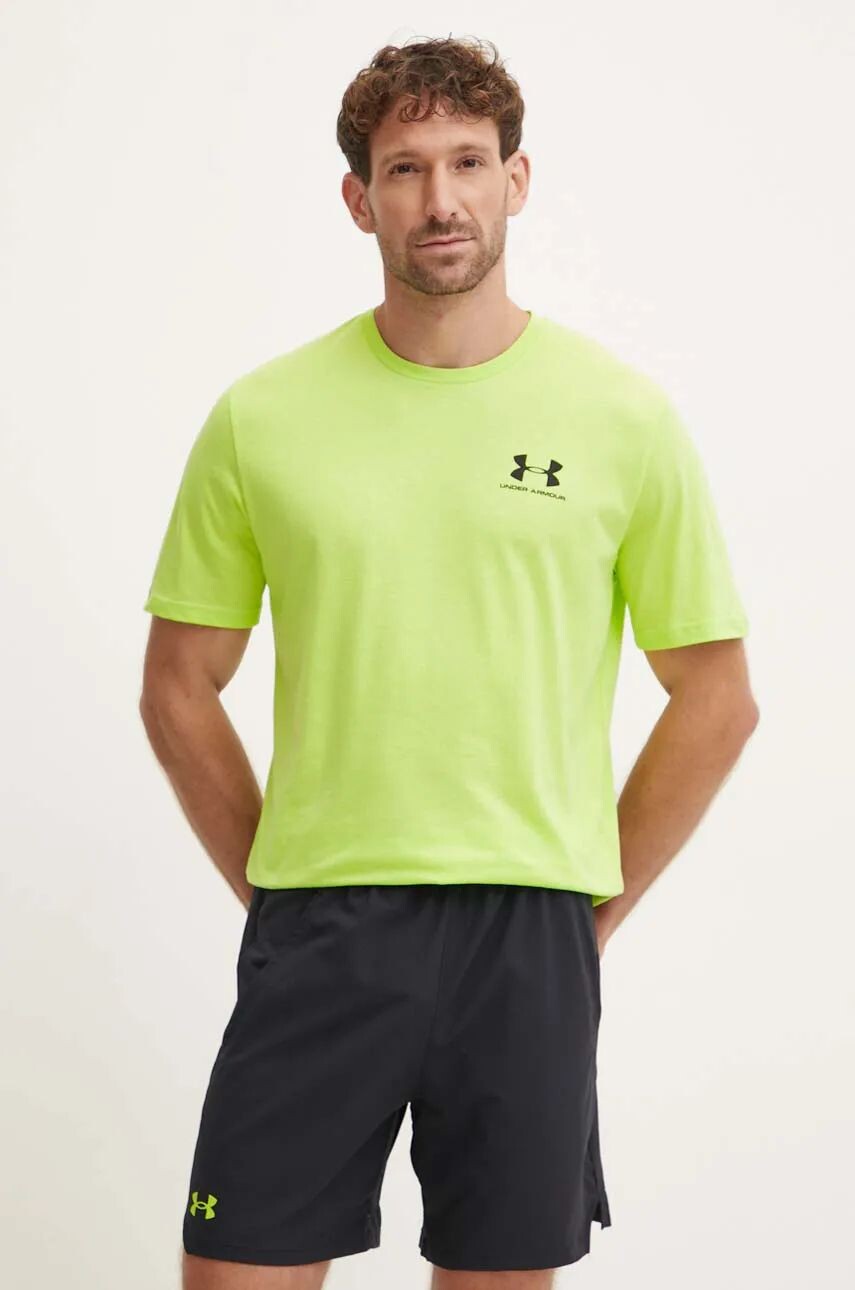 

Футболка Under Armour SPORTSTYLE LEFT CHEST, зеленый