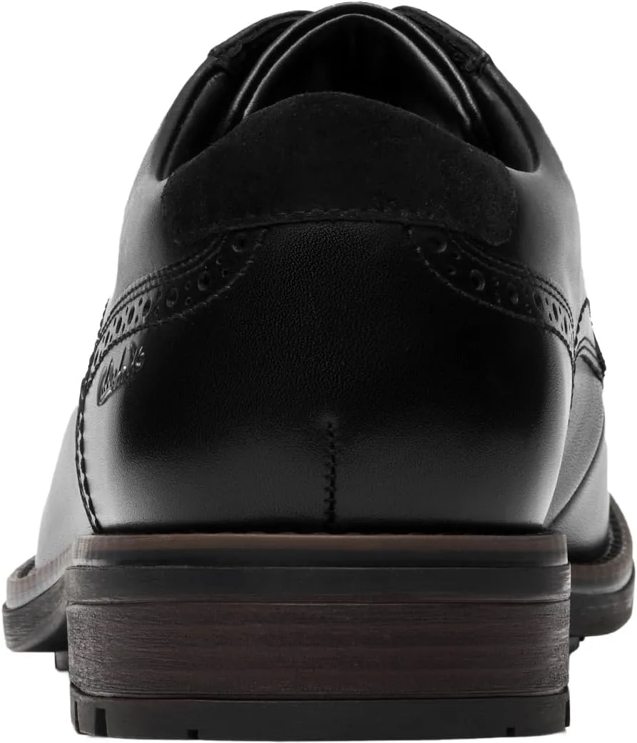 Мужские оксфордские туфли Clarks Emmet Plain, черный — фото 2