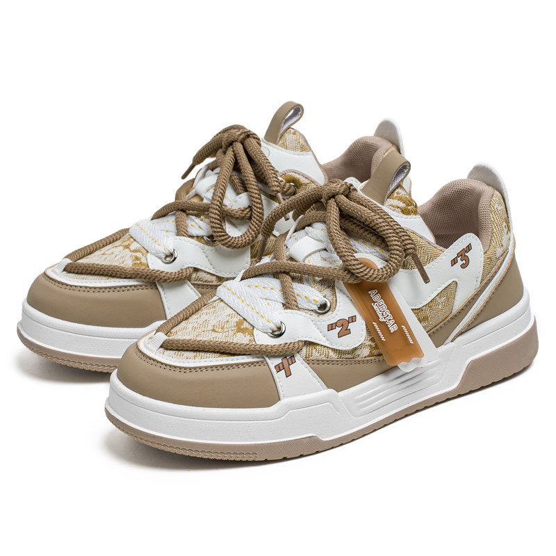 

RYAW Абразивостойкие балансировочные поддерживающие увеличивающие рост низкие скейтборд кроссовки мужские - хаки, цвет Khaki