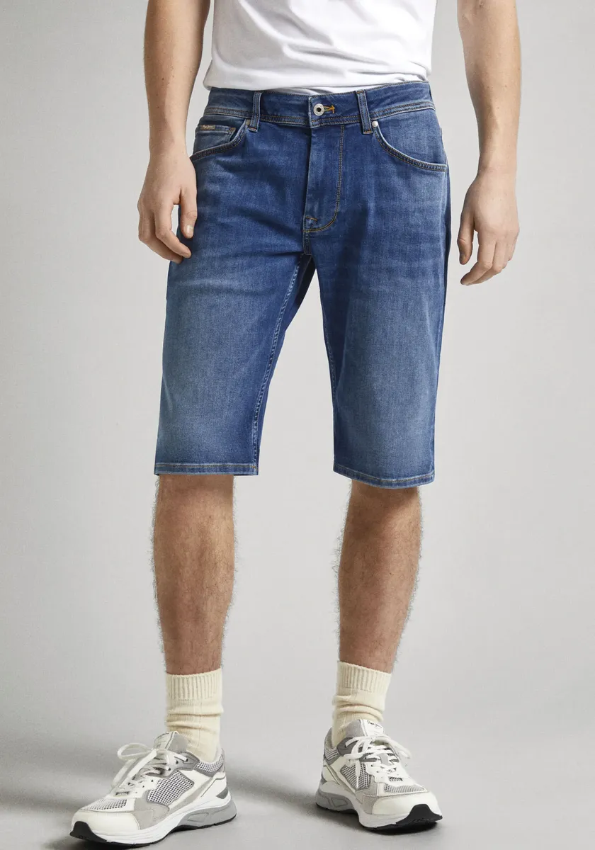

Шорты Pepe Jeans с фирменной этикеткой, цвет Medium Used