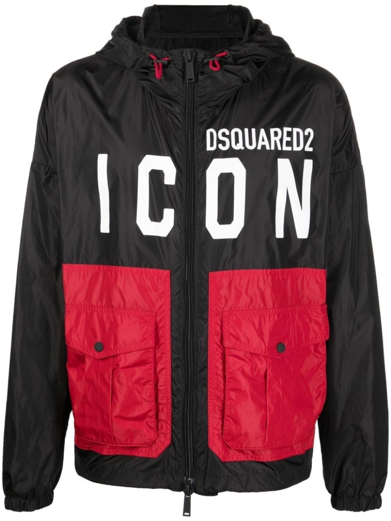 

Dsquared2 куртка Icon в стиле колор-блок с логотипом, черный