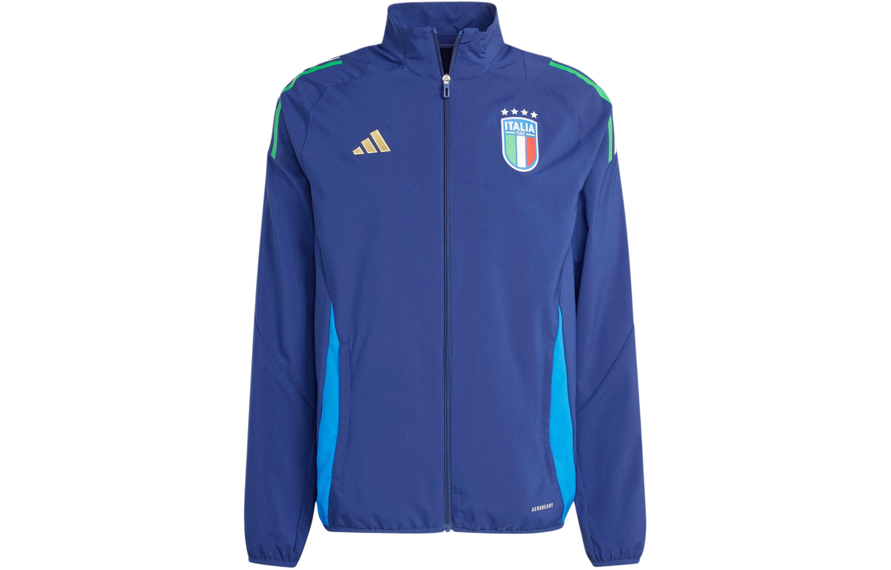 

Adidas Винтажная спортивная куртка с воротником стойкой, Midnight Blue
