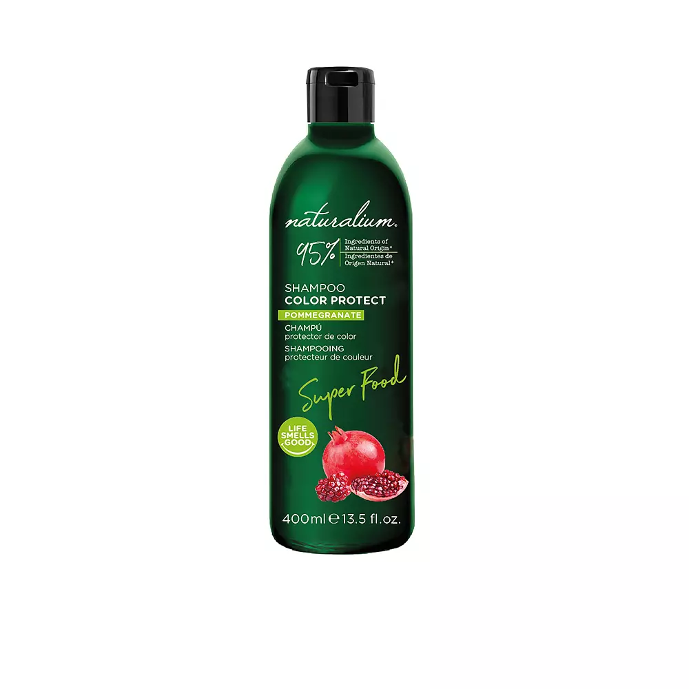 

Шампунь Super food pommegranate color protect shampoo Naturalium, 400 мл.