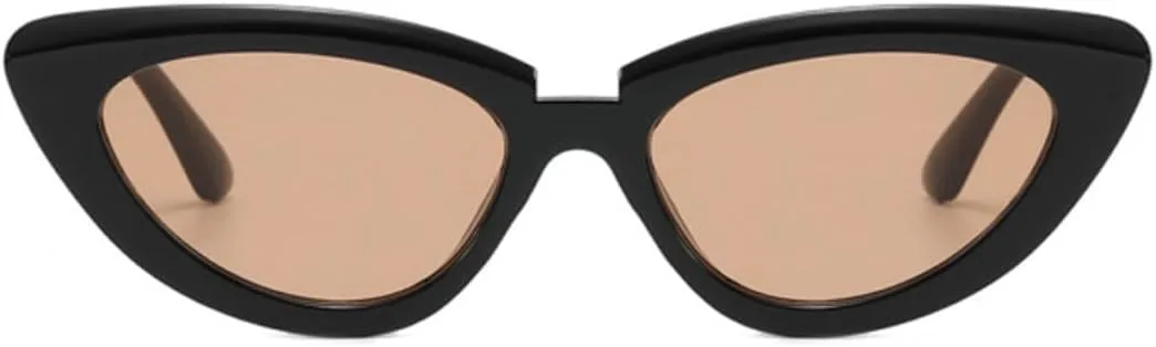 

Солнцезащитные очки с защитой UV400 | «Кошачий глаз», маленькая оправа | для женщин и мужчин, для занятий спортом на открытом воздухе и вождения DSVIGF, Leopard Brown